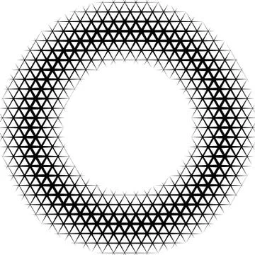 Background with gradient of triangle shaped cells grid 库存插图