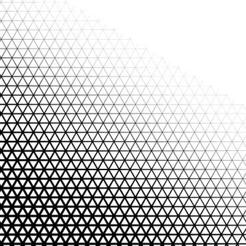 Background with gradient of triangle shaped cells grid Illustrazione stock