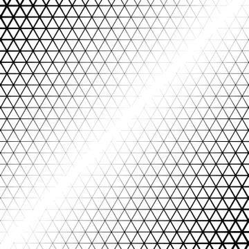 Background with gradient of triangle shaped cells grid Stock Illustration