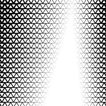 Background with gradient of triangle shaped cells grid Illustrazione stock