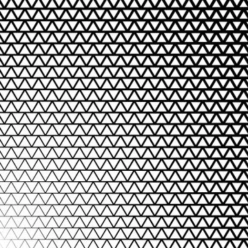 Background with gradient of triangle shaped cells grid Illustrazione stock