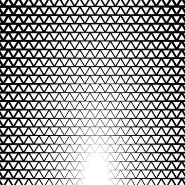 Background with gradient of triangle shaped cells grid 스톡 일러스트