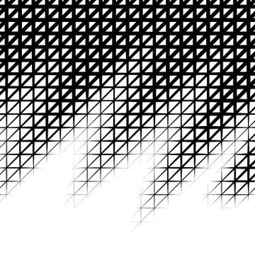 Background with gradient of triangle shaped cells grid Stock Illustration