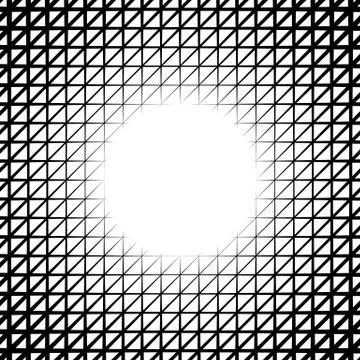 Background with gradient of triangle shaped cells grid Stock Illustration