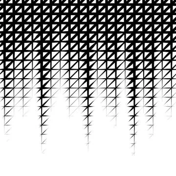 Background with gradient of triangle shaped cells grid Illustrazione stock