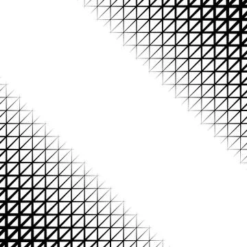 Background with gradient of triangle shaped cells grid 库存插图