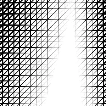 Background with gradient of triangle shaped cells grid 库存插图