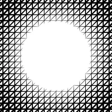 Background with gradient of triangle shaped cells grid Stock Illustration