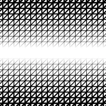 Background with gradient of triangle shaped cells grid Stock Illustration