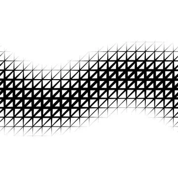 Background with gradient of triangle shaped cells grid Illustrazione stock