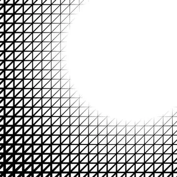 Background with gradient of triangle shaped cells grid Stock Illustration