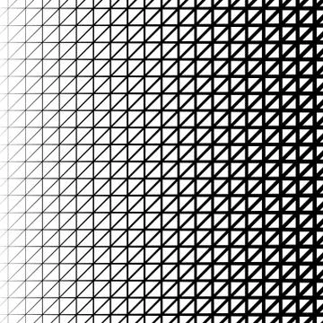 Background with gradient of triangle shaped cells grid Illustrazione stock