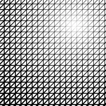 Background with gradient of triangle shaped cells grid Illustrazione stock