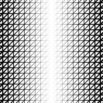 Background with gradient of triangle shaped cells grid 库存插图