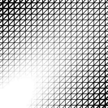 Background with gradient of triangle shaped cells grid Illustrazione stock