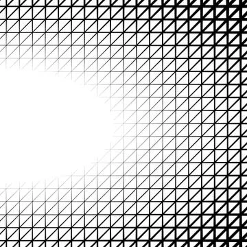 Background with gradient of triangle shaped cells grid Illustrazione stock