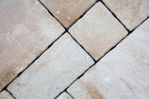 Background of granite paving stones stacked, paver and cube Stock Photos