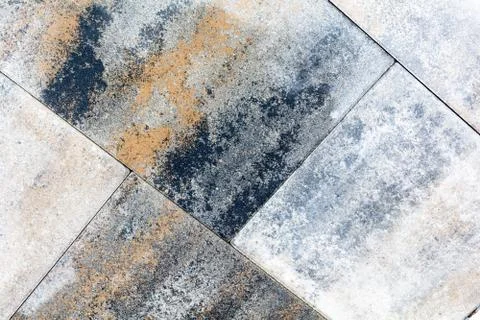 Background of granite paving stones stacked, paver and cube Stock Photos