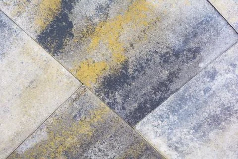 Background of granite paving stones stacked, paver and cube Stock Photos