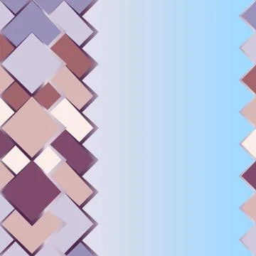 Background graphic geometric abstract tile multicolored squares rhombuses wit Stock Illustration
