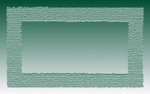 Background graphic with ombre effect and unique 3-D textured border Stock Illustration