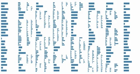 Background of graphs in blue on white. Random motion. Zoom. Stock Footage 125491001