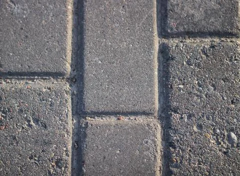 Background of gray brick paving slabs Stock Photos