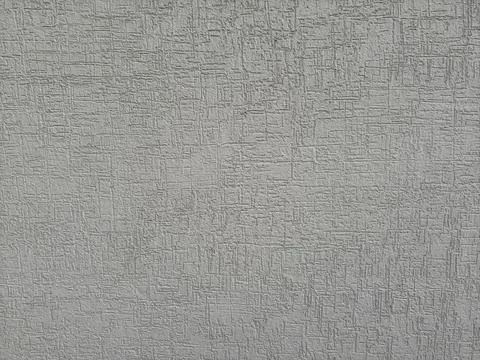 Background of gray cement with interesting texture of lines and rectangles in Stockfoto's
