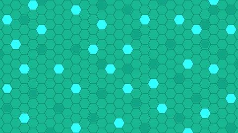 Background Green and Teal Hexagonal Geometric Pattern 스톡 일러스트