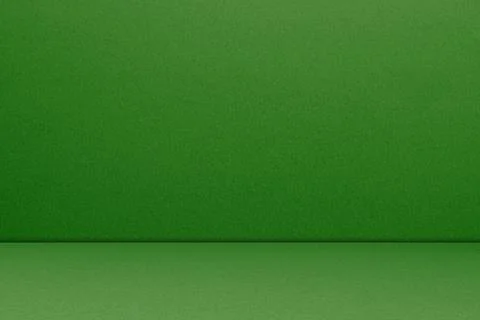 Background green cement floor studio room photo empty Floor wall backdrop Stock Photos