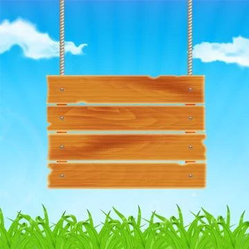 Background with green grass Stock Illustration