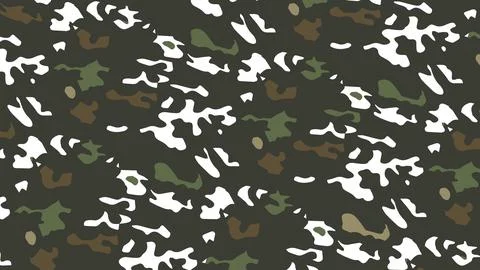 Background Green Khaki Camouflage Pattern with Forest Tones Ilustración de archivo