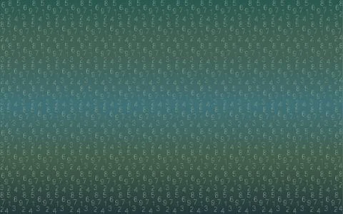 Background green with numbers Illustrazione stock
