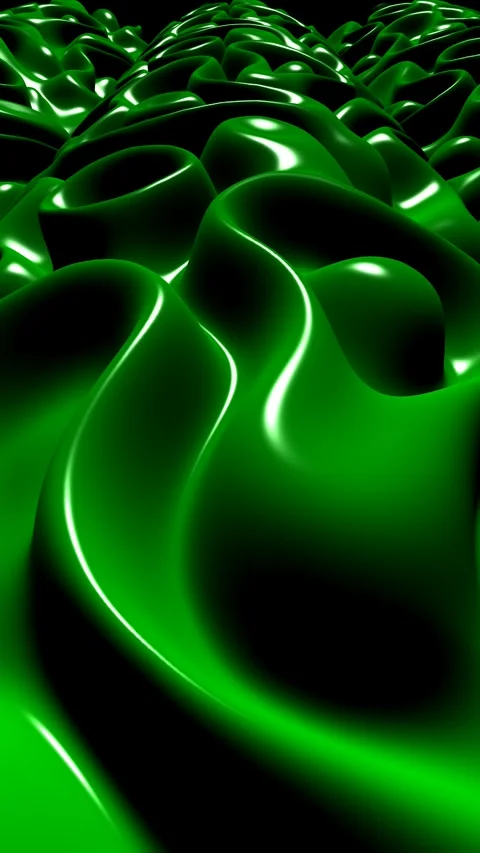Background with Green Plasma, Exclusive, Reflection, Unique Design, Paints Stock Footage 303847982