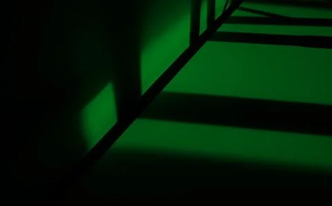Background Green Shadow Floor Studio Room Photo Empty Gradient Leaf Floor 写真素材