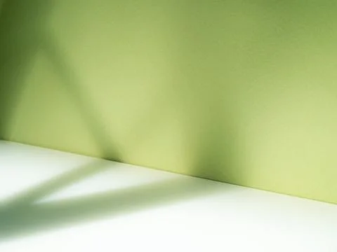 Background green shadow floor studio room photo empty gradient leaf Floor Stock-Fotos
