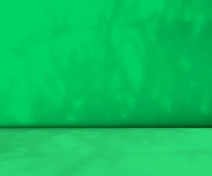 Background green shadow floor studio room photo empty gradient leaf Floor Stock Photos