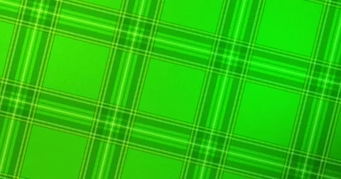 Background in green tones on the theme of fabric with a Scottish pattern Stock Footage 150849175