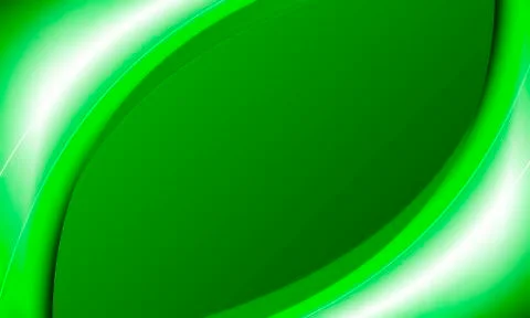 Background with green wavy lines Stock Illustration