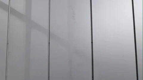 Background of grey facade polymer panels, glossy surface Stock Footage 125069883