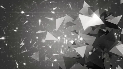 Background grey with polygons. Video stock 71293959