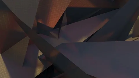 Background of grey triangles with a texture of mesh Stock Footage 69786946