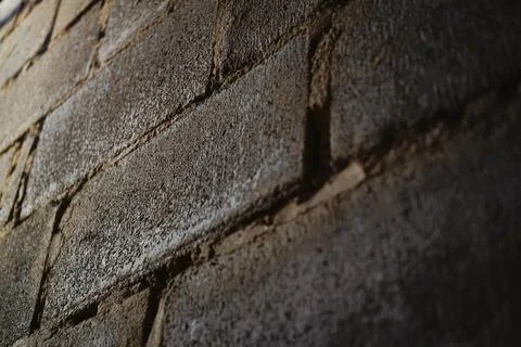Background grey wall from an old cinder block Photos