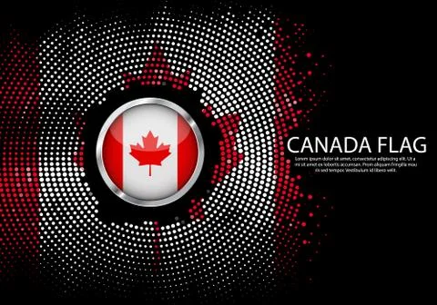 Background Halftone gradient template or LED neon Light on round Dots style o Stock Illustration