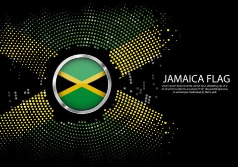 Background Halftone gradient template or LED neon Light on round Dots style o Stock Illustration