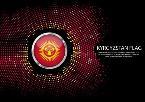 Background Halftone gradient template or LED neon Light on round Dots style o Stock Illustration