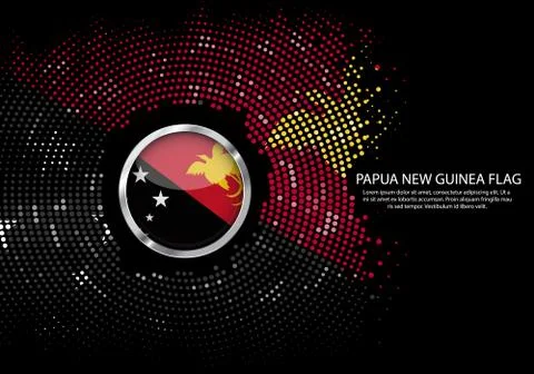 Background Halftone gradient template or LED neon Light on round Dots style o Stock Illustration