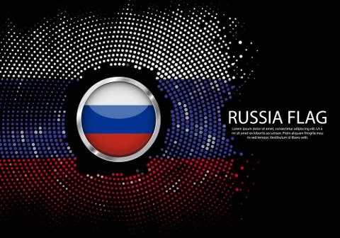 Background Halftone gradient template or LED neon Light on round Dots style o Stock Illustration