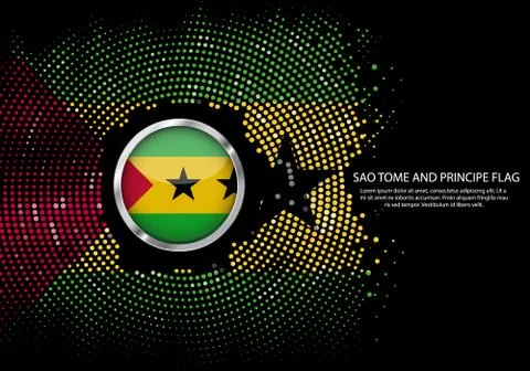 Background Halftone gradient template or LED neon Light on round Dots style o Stock Illustration