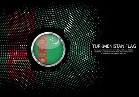 Background Halftone gradient template or LED neon Light on round Dots style o Stock Illustration